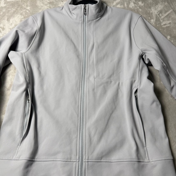 Lululemon Sojourn Jacket Men’s L Sea Salt Gray Full Zip - Picture 6 of 13